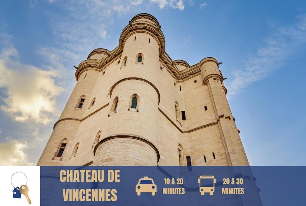 圣莫里斯9 Min From Chateau De Vincennes - Paris & Disney公寓 外观 照片